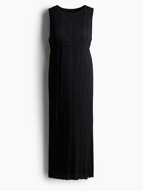 MAMA PLISSÉ DRESS black